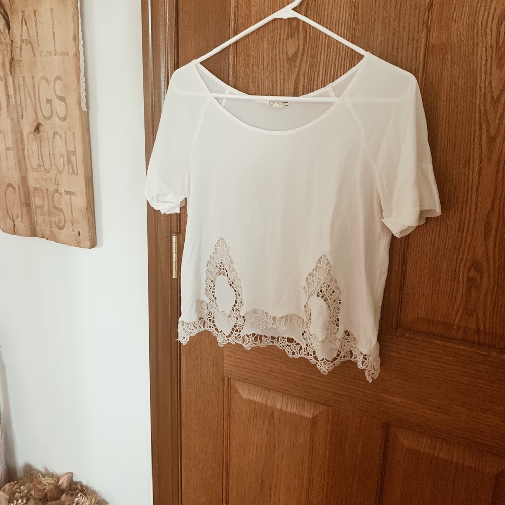 LA Hearts | Laced Detail Blouse